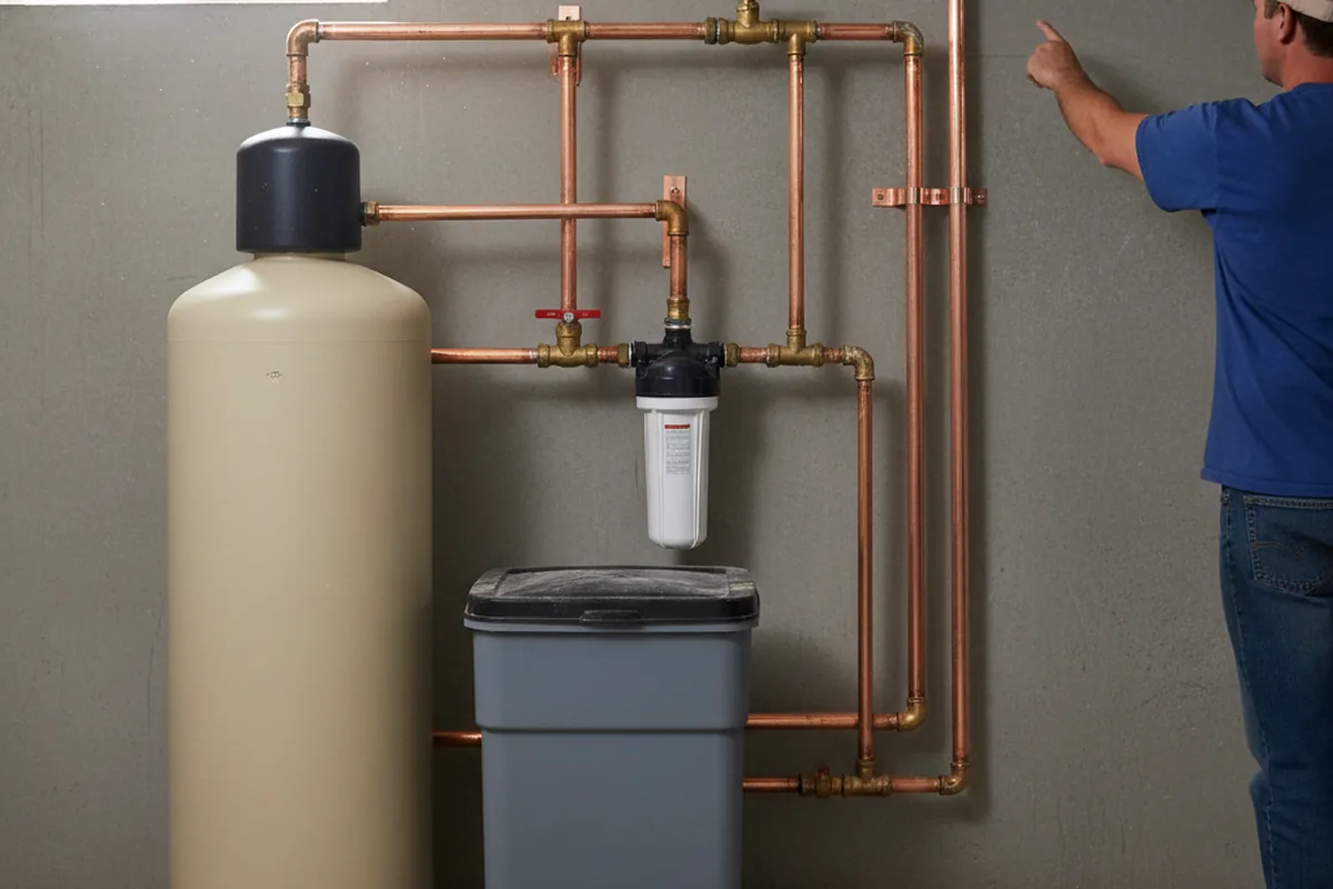 Whole-house water treatment system installed in Lejunior